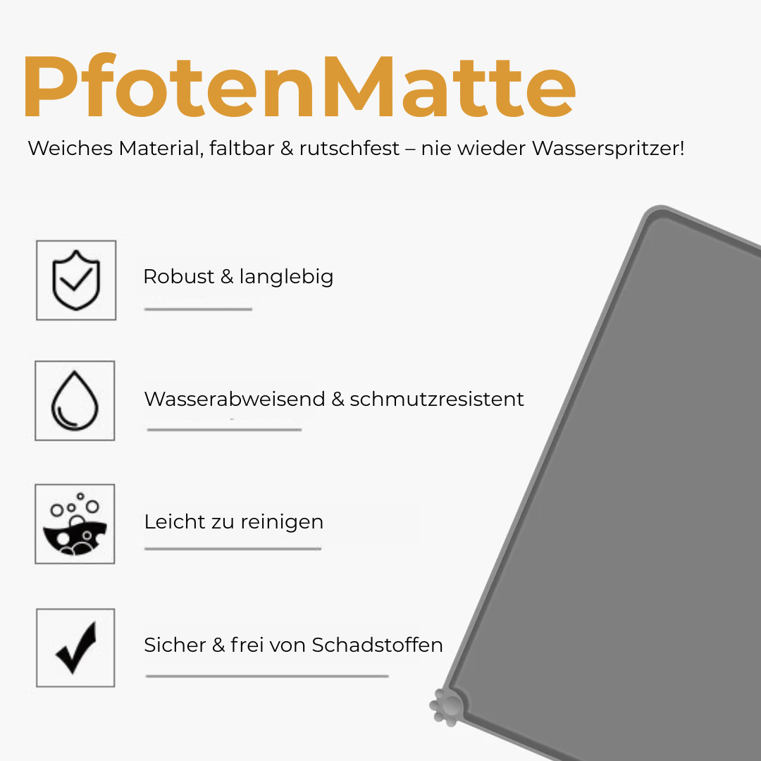 Pfotenquelle AntiSpritz-Matte